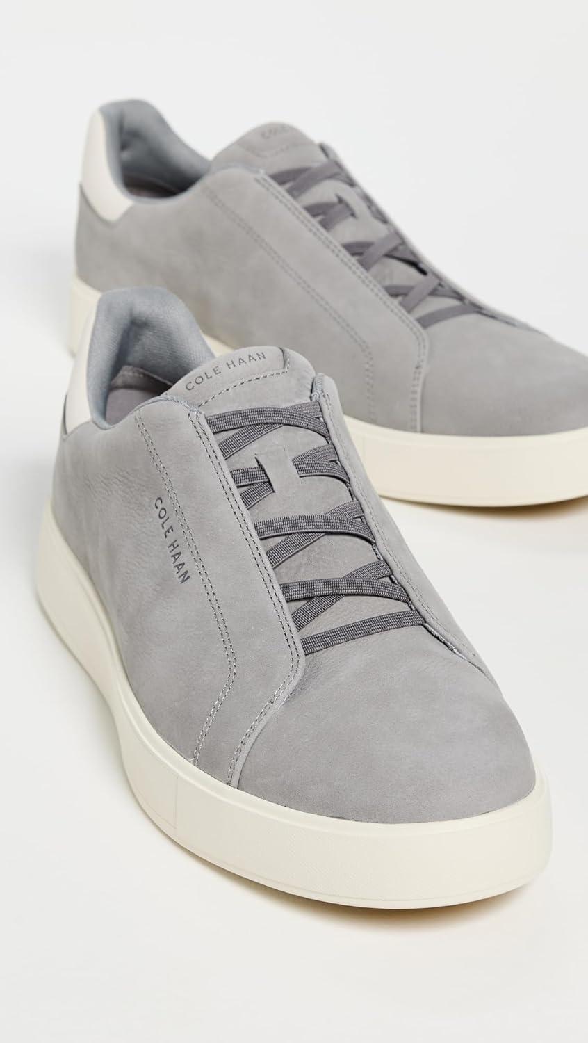 image:imageCole Haan Mens Grandpro Luxe SliponSea Stone NubuckAngora