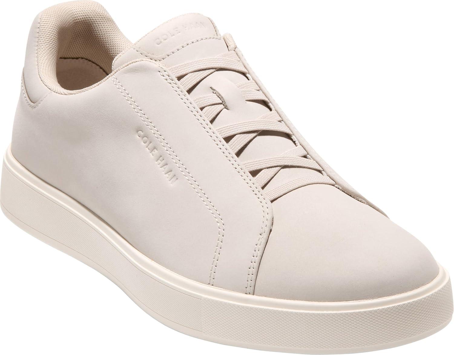 image:imageCole Haan Mens Grandpro Luxe SliponSilver Lining NubuckIvory