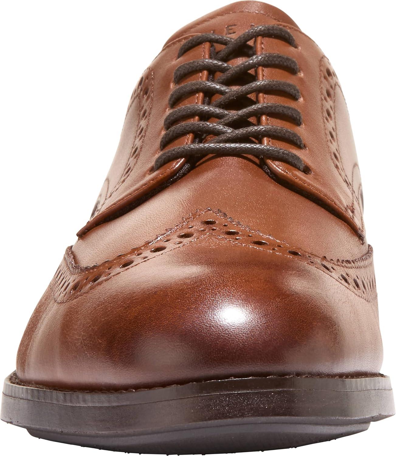 image:imageCole Haan Mens Harmon Grand WingtipBritish TanDark Brown