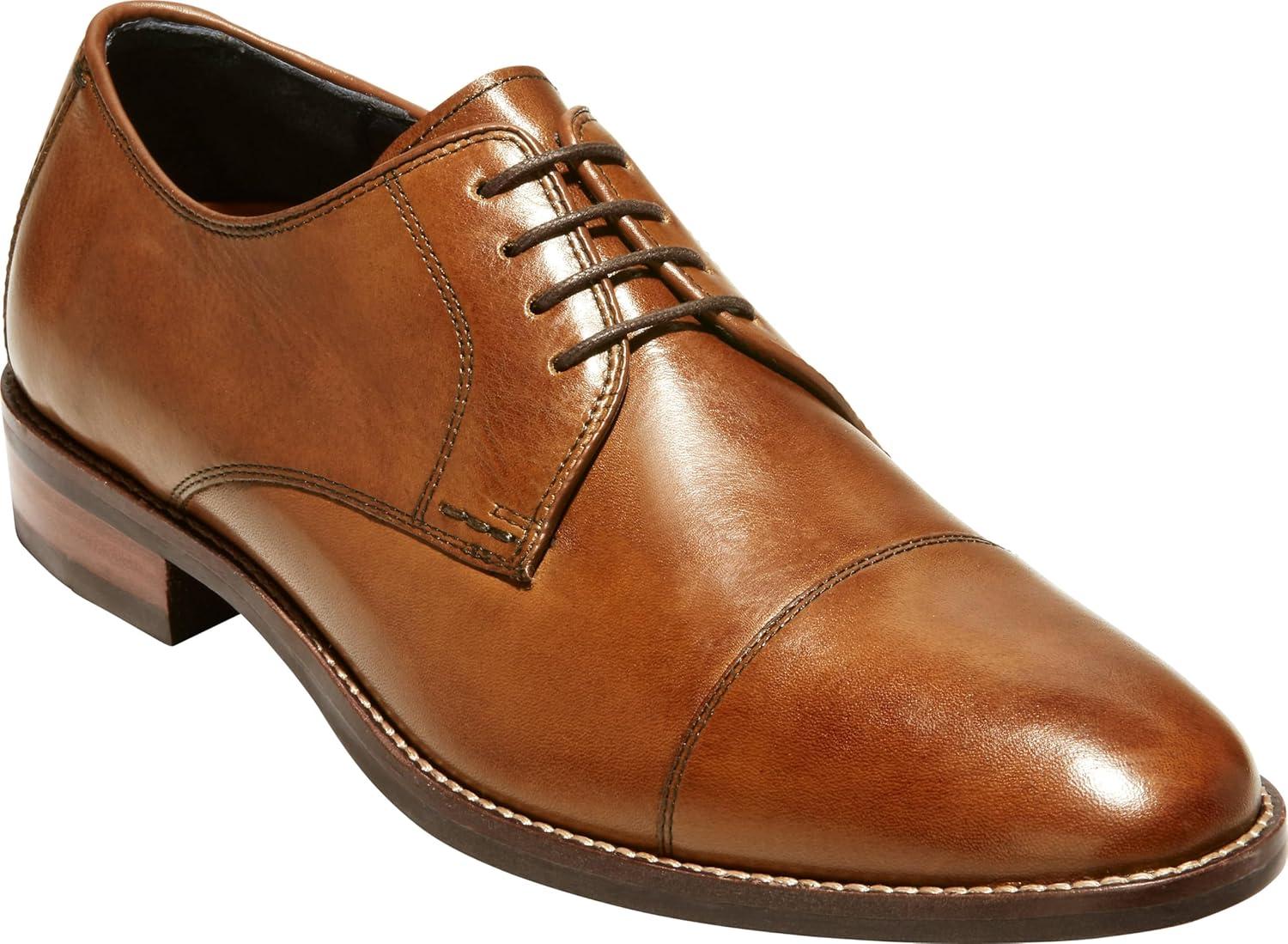image:imageCole Haan Mens Lenox Hill Cap Ox OxfordCap Toe British Tan