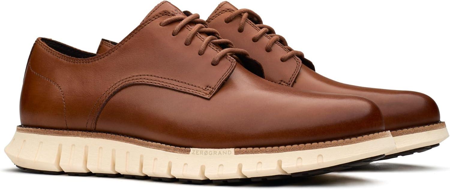 image:imageCole Haan Mens Zerogrand Remastered Plain ToeBritish TanIvory