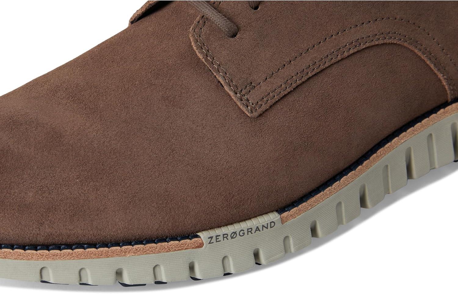image:imageCole Haan Mens Zerogrand Remastered Plain ToeLava SuedeDrizzle