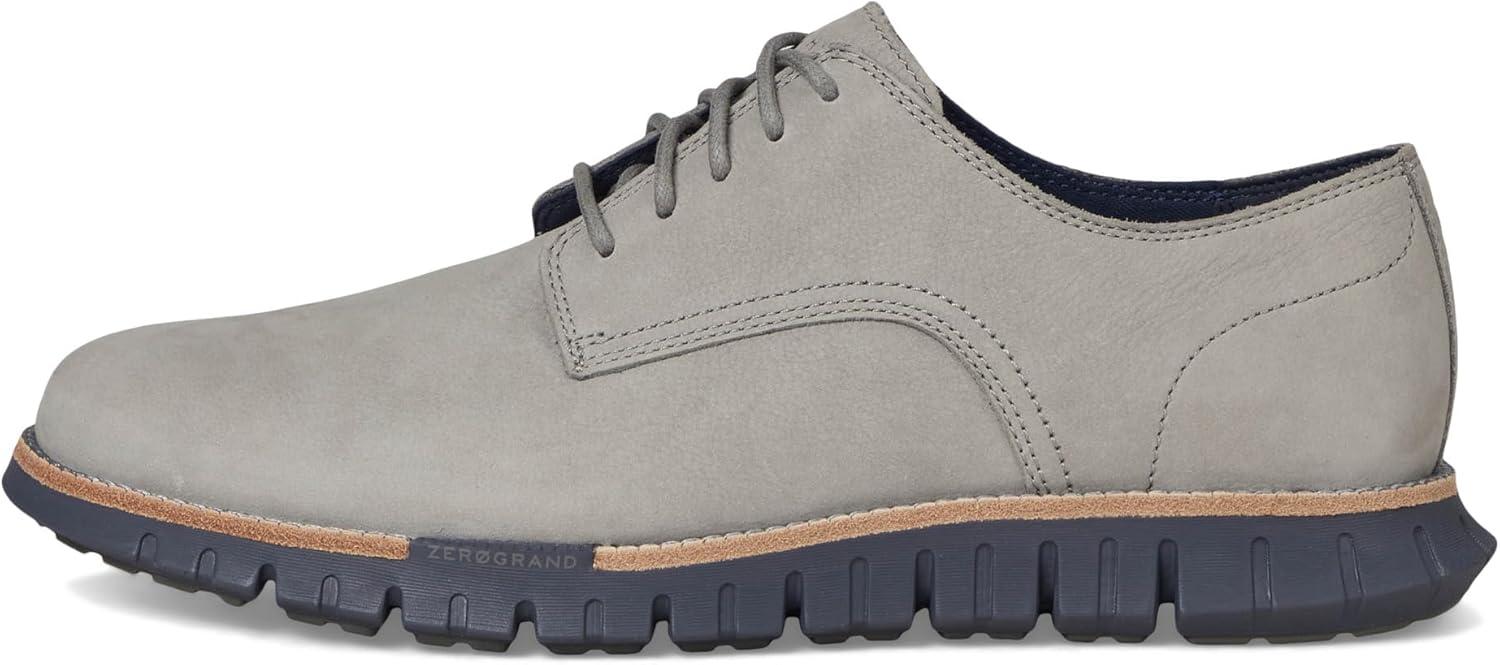 image:imageCole Haan Mens Zerogrand Remastered Plain ToeSea Stone NubuckLava Smoke