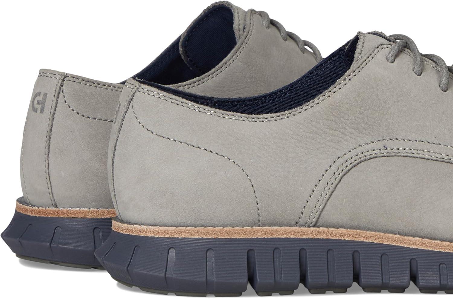 image:imageCole Haan Mens Zerogrand Remastered Plain ToeSea Stone NubuckLava Smoke