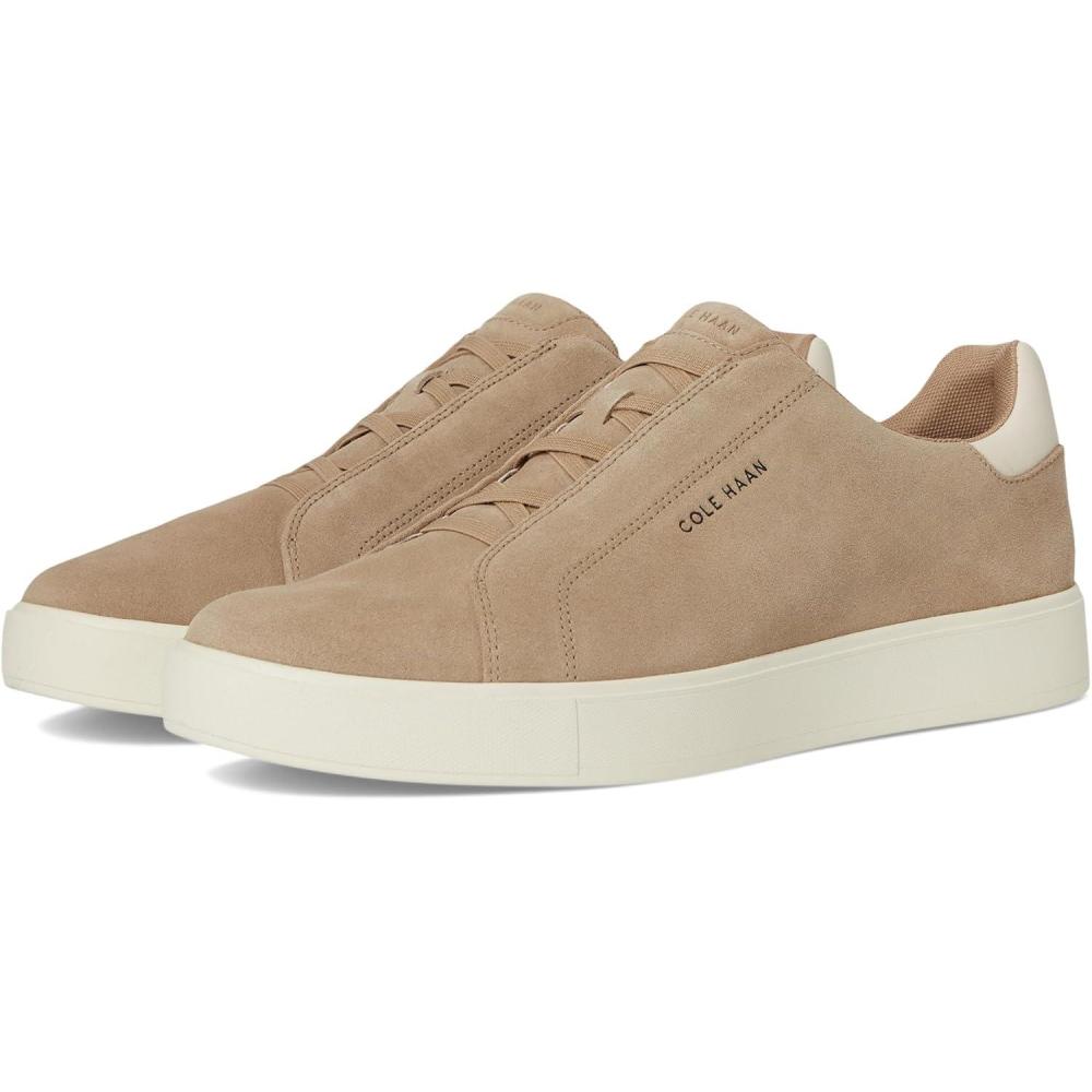 image:imageCole Haan Mens Grandpro Luxe SliponBirch Beige SuedeAngora