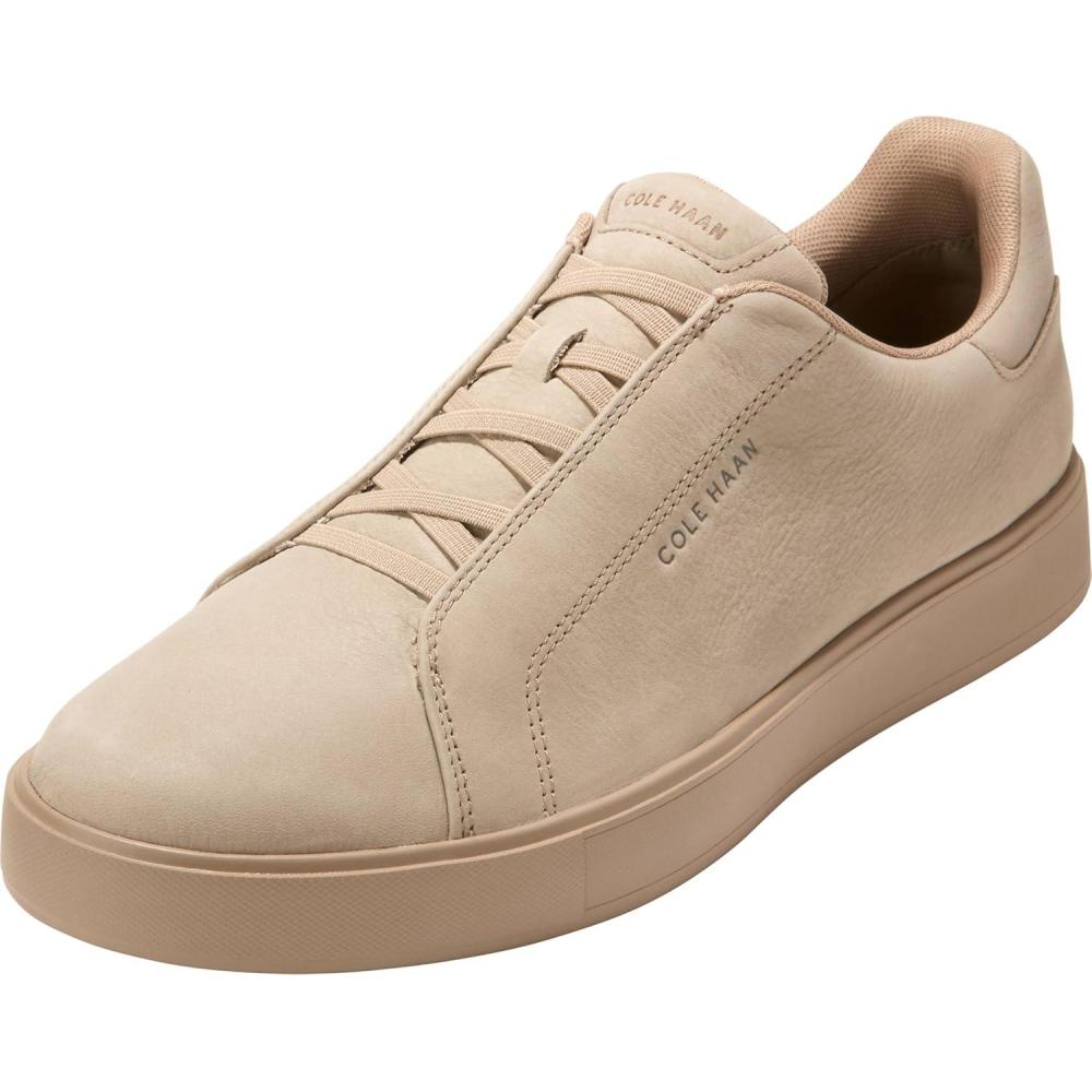 image:imageCole Haan Mens Grandpro Luxe SliponDark Latte NubuckNavy BlazerIvory
