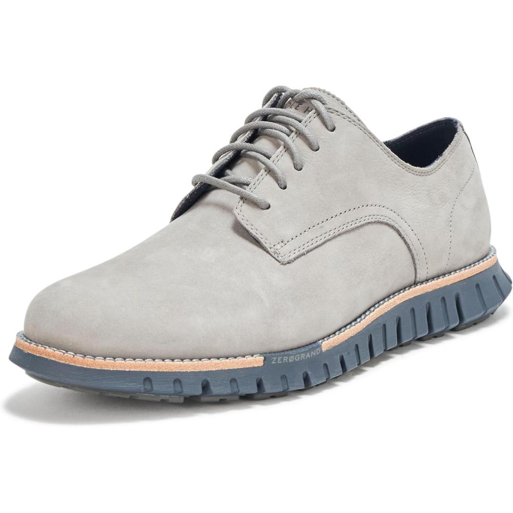 image:imageCole Haan Mens Zerogrand Remastered Plain ToeSea Stone NubuckLava Smoke