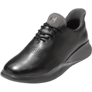 Cole Haan Men’s 6.Zerogrand Laser Cut Quick-on(Black/Raven)