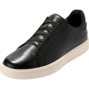 Cole Haan Men’s Grandpro Luxe Slip-on(Black Woven Embossed)
