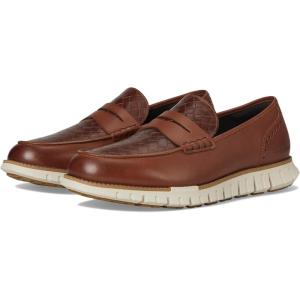 Cole Haan Men’s Zerogrand Remastered(Woodbury Stamped/Natural Tan/Ancient Scroll)