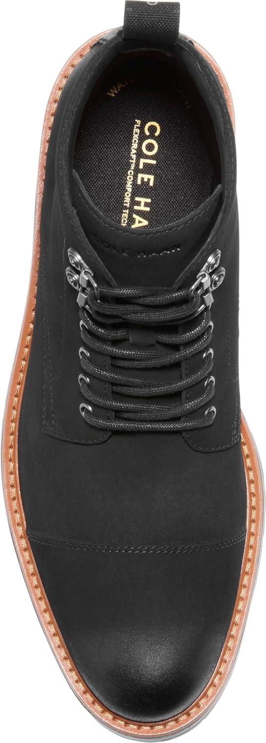 image:imageCole Haan mens Chamberlin Grand Cap ToeBlack NubuckBlack Wr
