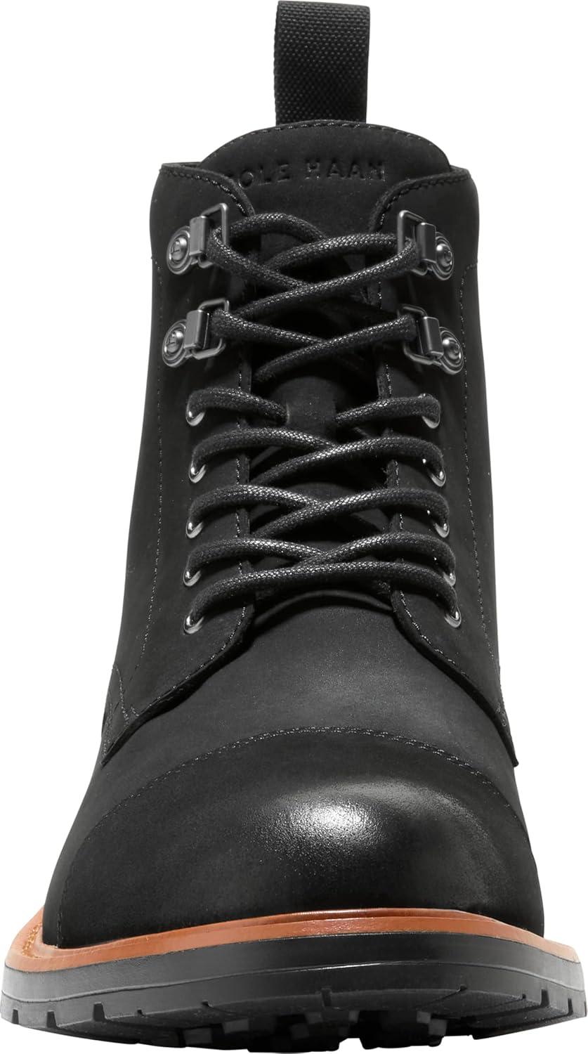 image:imageCole Haan mens Chamberlin Grand Cap ToeBlack NubuckBlack Wr
