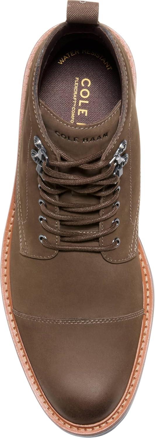 image:imageCole Haan mens Chamberlin Grand Cap ToeCh Truffle NubuckDk Brown Wr