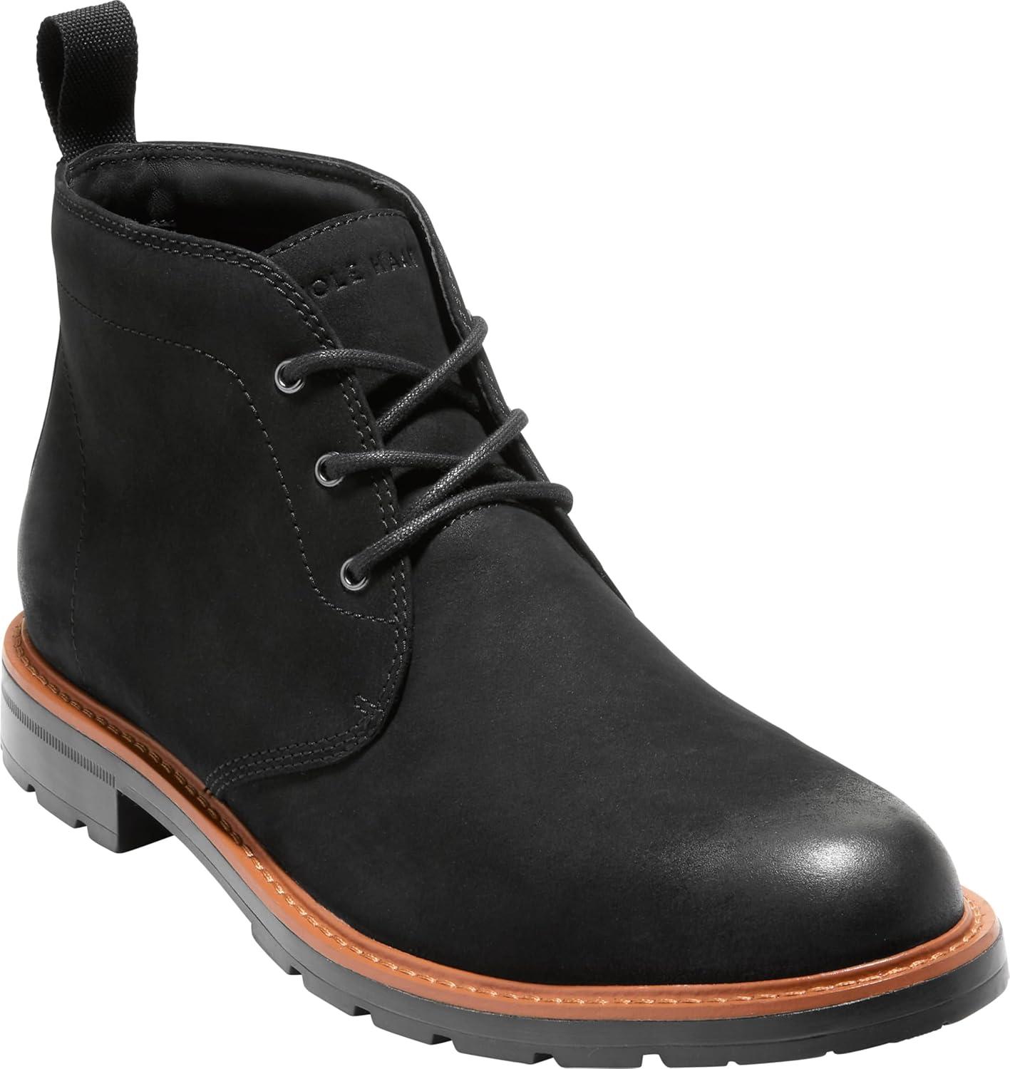 image:imageCole Haan mens Chamberlin Grand ChukkaBlack NubuckBlack Wr