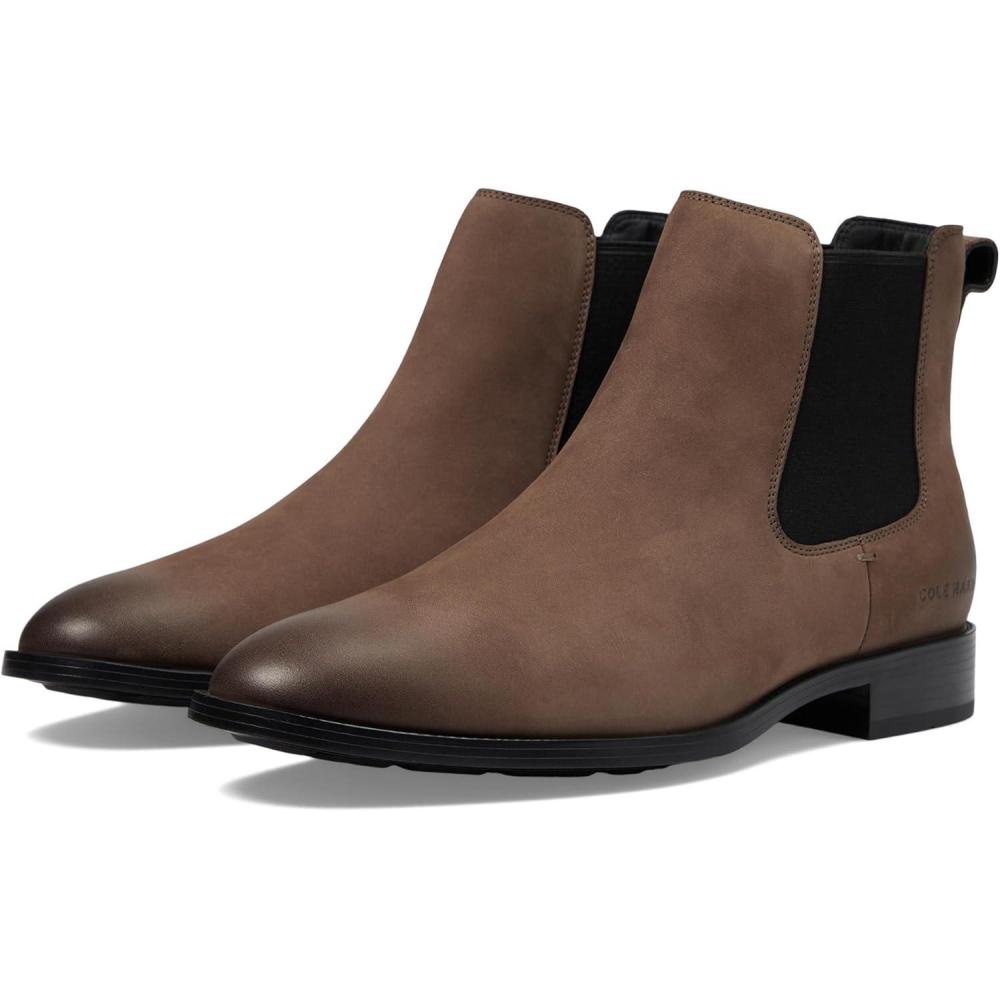 image:imageCole Haan Mens Hawthorne ChelseaLava NubuckBlack Water Resistant