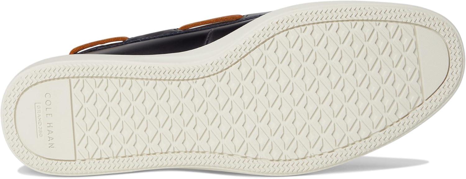 image:imageCole Haan Mens Grand Crosscourt Boat ShoeNavy BlazerBritish TanIvory