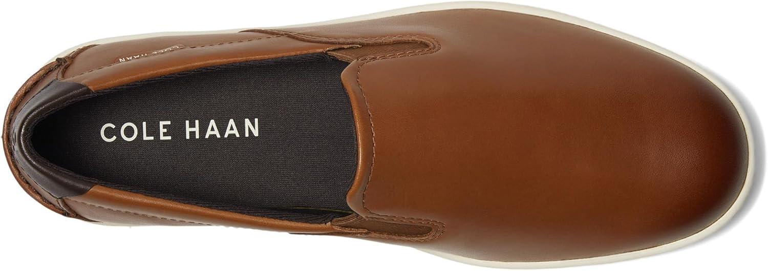 image:imageCole Haan Mens Nantucket Plain Toe Deck SliponBritish TanIvory