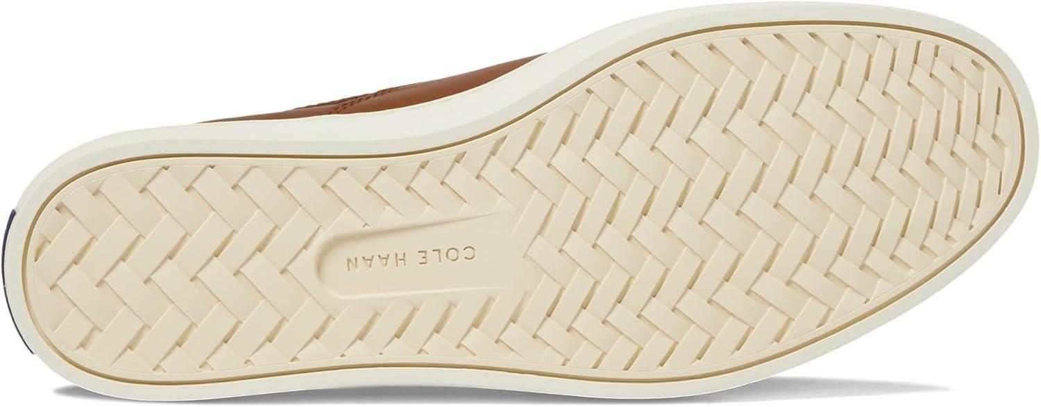 image:imageCole Haan Mens Nantucket Plain Toe Deck SliponBritish TanIvory