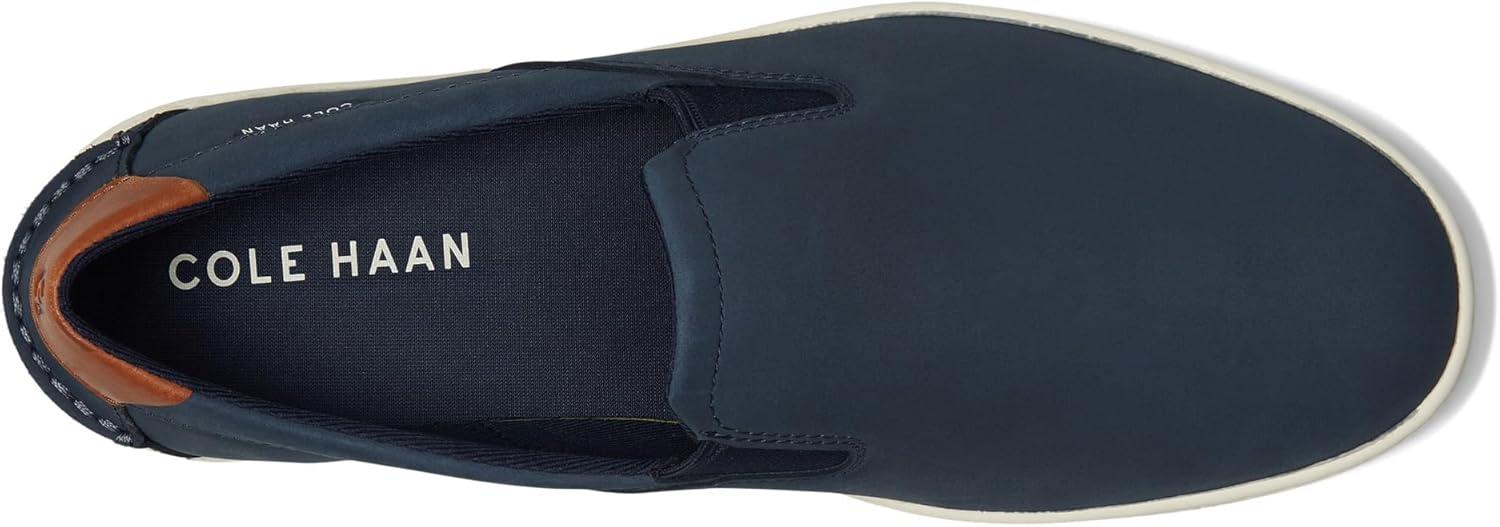 image:imageCole Haan Mens Nantucket Plain Toe Deck SliponNavy Blazer NubuckBlack