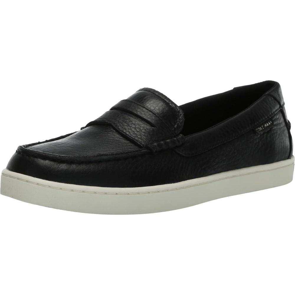 image:imageCole Haan Mens NantucketBlack Pebbled LeatherIvory