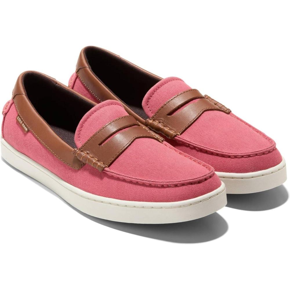 image:imageCole Haan Mens NantucketMineral Red CanvasDark SequoiaIvory