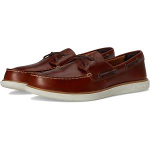Cole Haan Men’s Grand Crosscourt Boat Shoe(British Tan/Ivory)