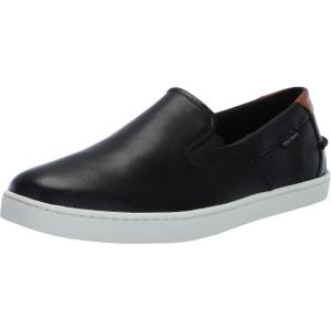 Cole Haan Mens Nantucket Plain Toe Deck Slip-on(Black/Ivory)