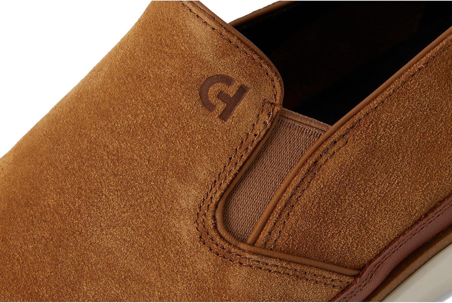 image:imageCole Haan Mens Grandpro Strawspoint Twin Gore SneakerGolden Toffee SuedeDk SequoiaIvor