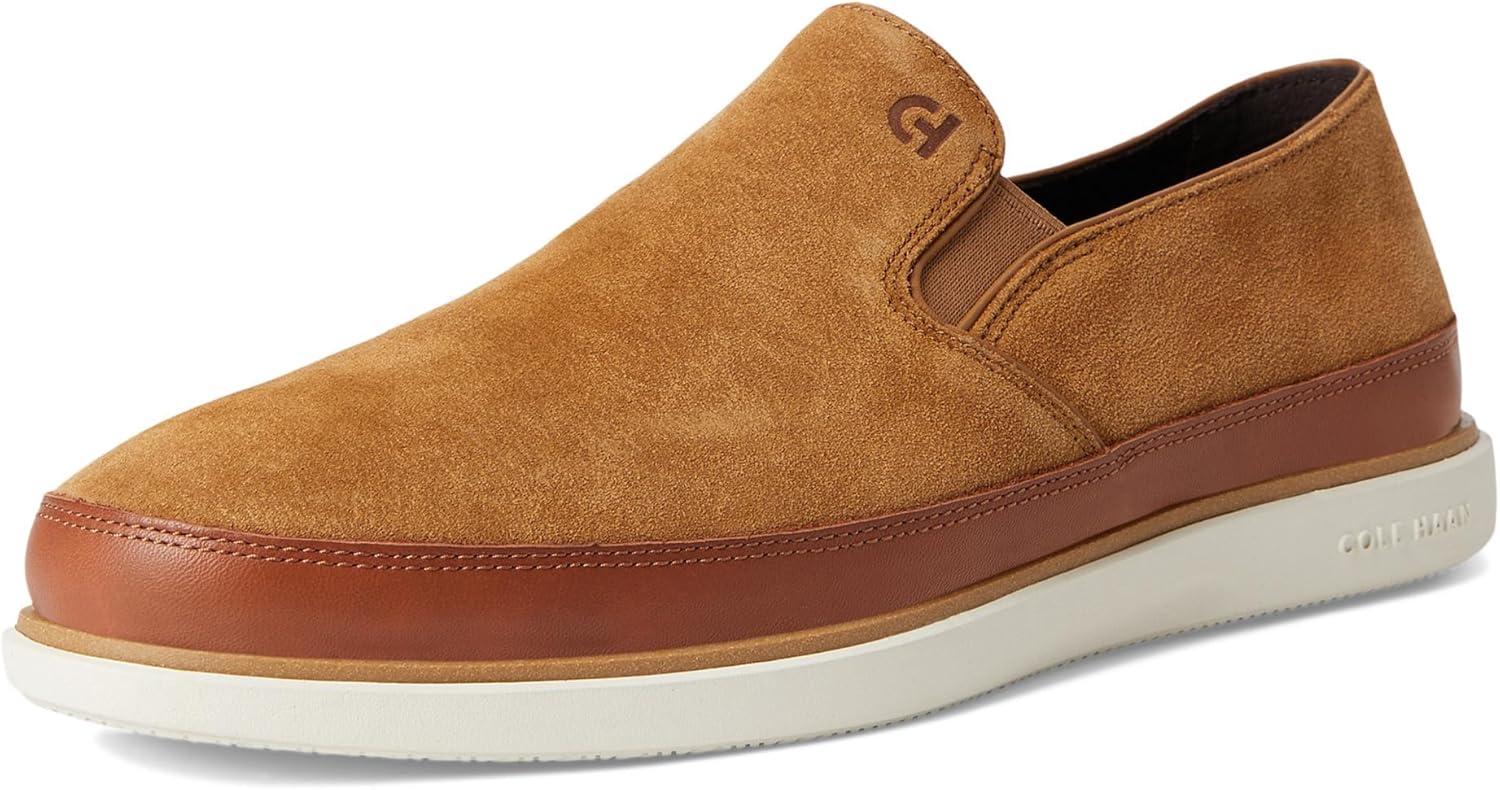 image:imageCole Haan Mens Grandpro Strawspoint Twin Gore SneakerGolden Toffee SuedeDk SequoiaIvor
