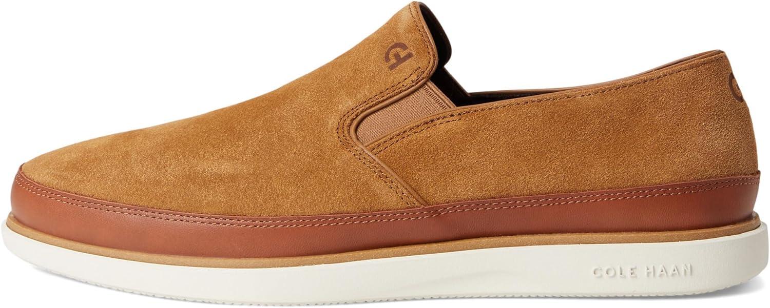 image:imageCole Haan Mens Grandpro Strawspoint Twin Gore SneakerGolden Toffee SuedeDk SequoiaIvor