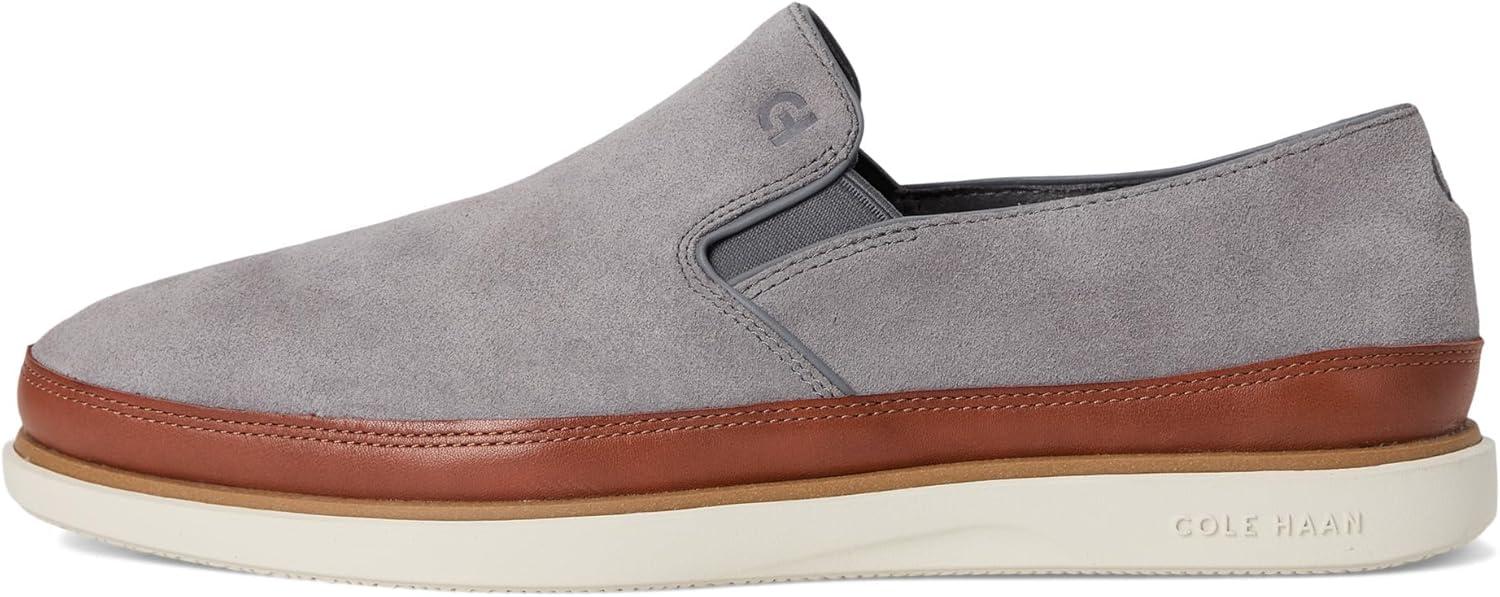 image:imageCole Haan Mens Grandpro Strawspoint Twin Gore SneakerQuiet ShadeDark SequoiaIvory