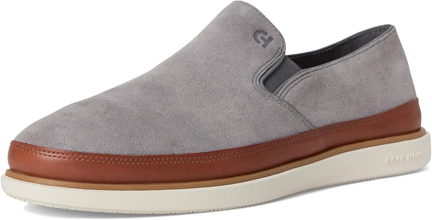 image:imageCole Haan Mens Grandpro Strawspoint Twin Gore SneakerQuiet ShadeDark SequoiaIvory
