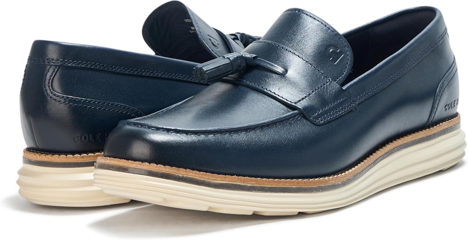 image:imageCole Haan Mens Originalgrand Meridian TasselNavyIvoryIvory