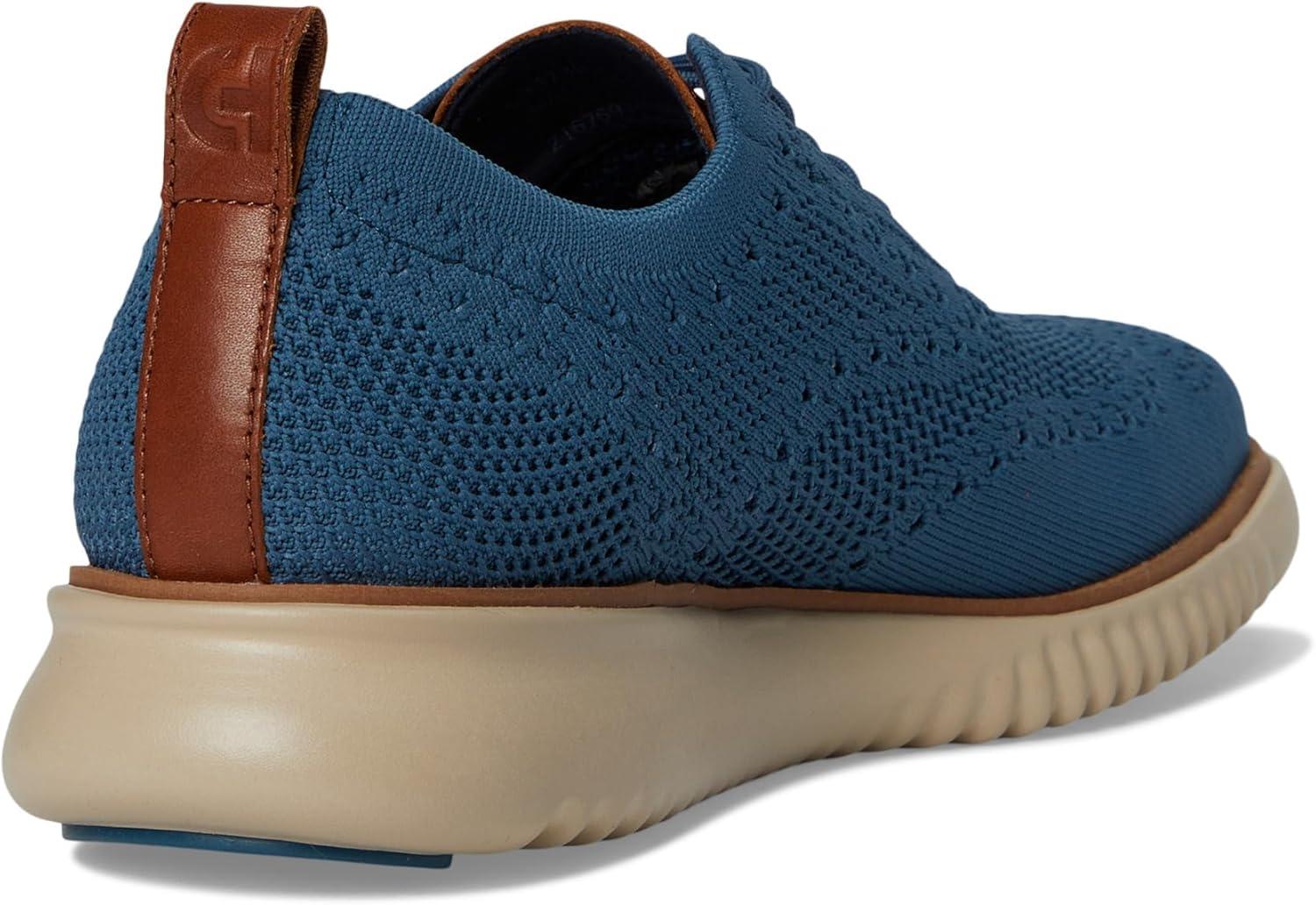 image:imageCole Haan Mens 2Zerogrand Lightweight Stitchlite OxfordIndian TealPale Vachetta