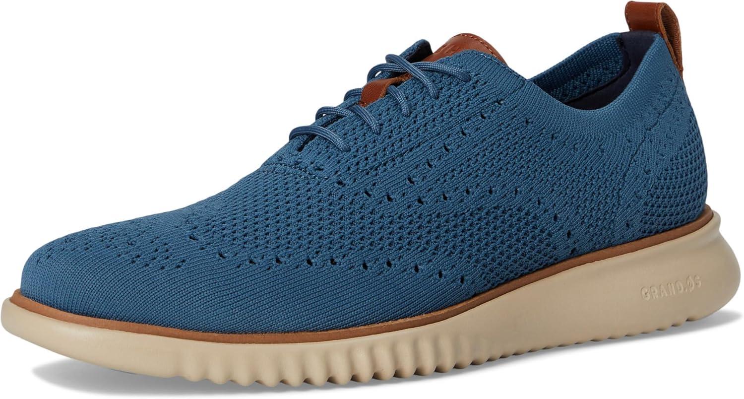 image:imageCole Haan Mens 2Zerogrand Lightweight Stitchlite OxfordIndian TealPale Vachetta