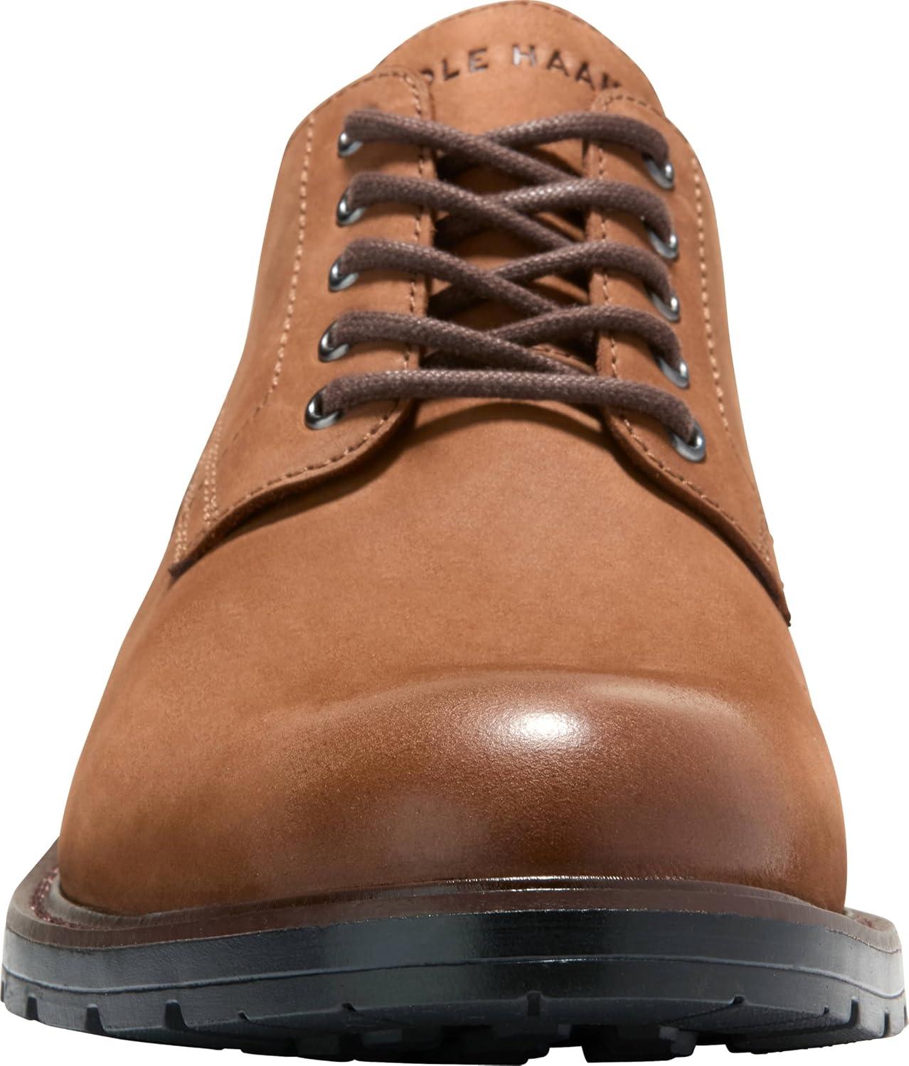 image:imageCole Haan Mens Chamberlin Grand Plain ToeCh British Tan NubuckBlack Wr