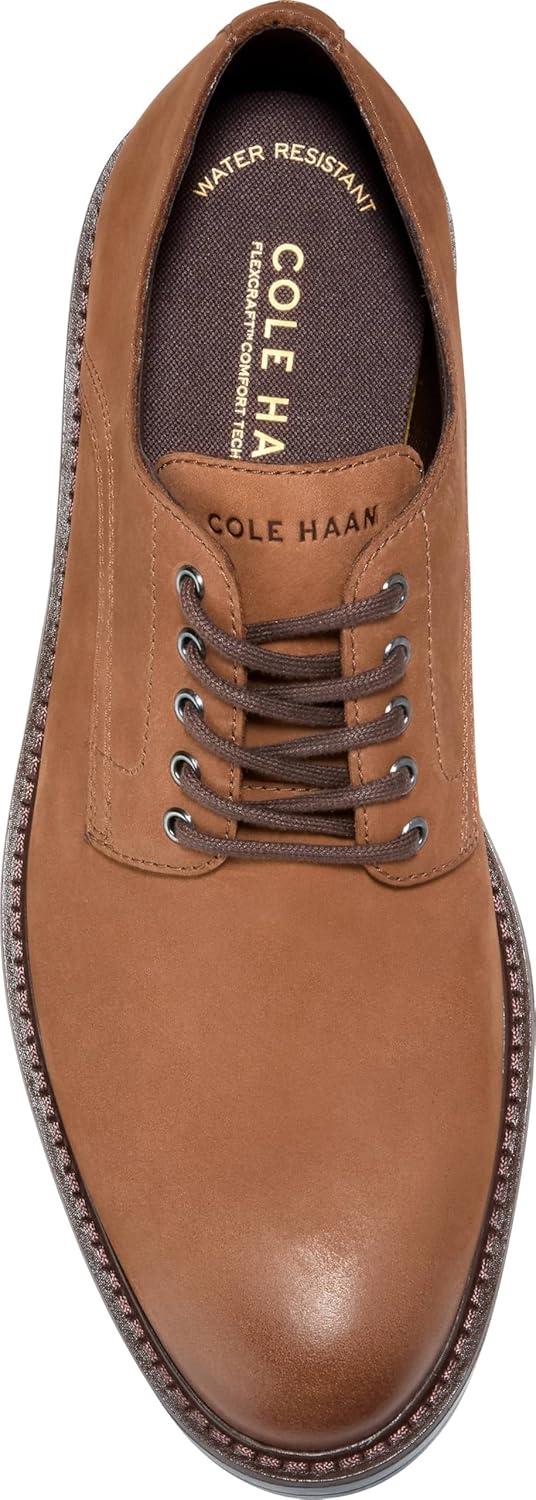 image:imageCole Haan Mens Chamberlin Grand Plain ToeCh British Tan NubuckBlack Wr