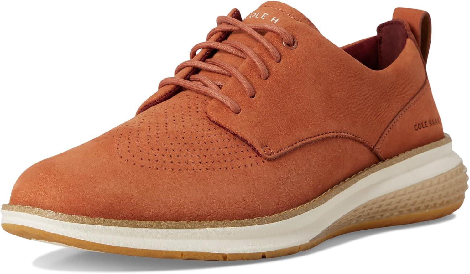image:imageCole Haan Mens Originalgrand Energyweave Perforated Plain ToeAuburn NubuckIvoryGum