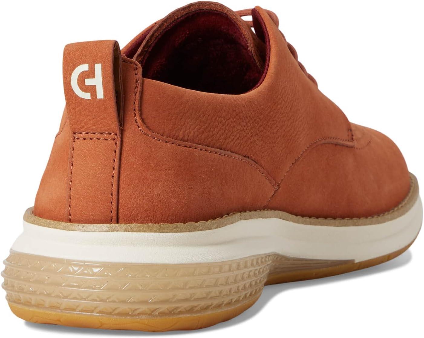 image:imageCole Haan Mens Originalgrand Energyweave Perforated Plain ToeAuburn NubuckIvoryGum