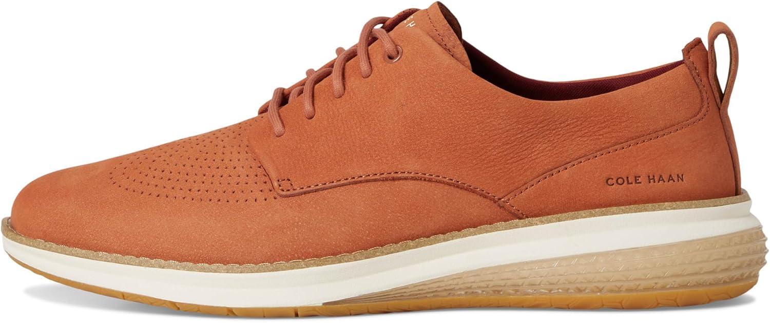 image:imageCole Haan Mens Originalgrand Energyweave Perforated Plain ToeAuburn NubuckIvoryGum