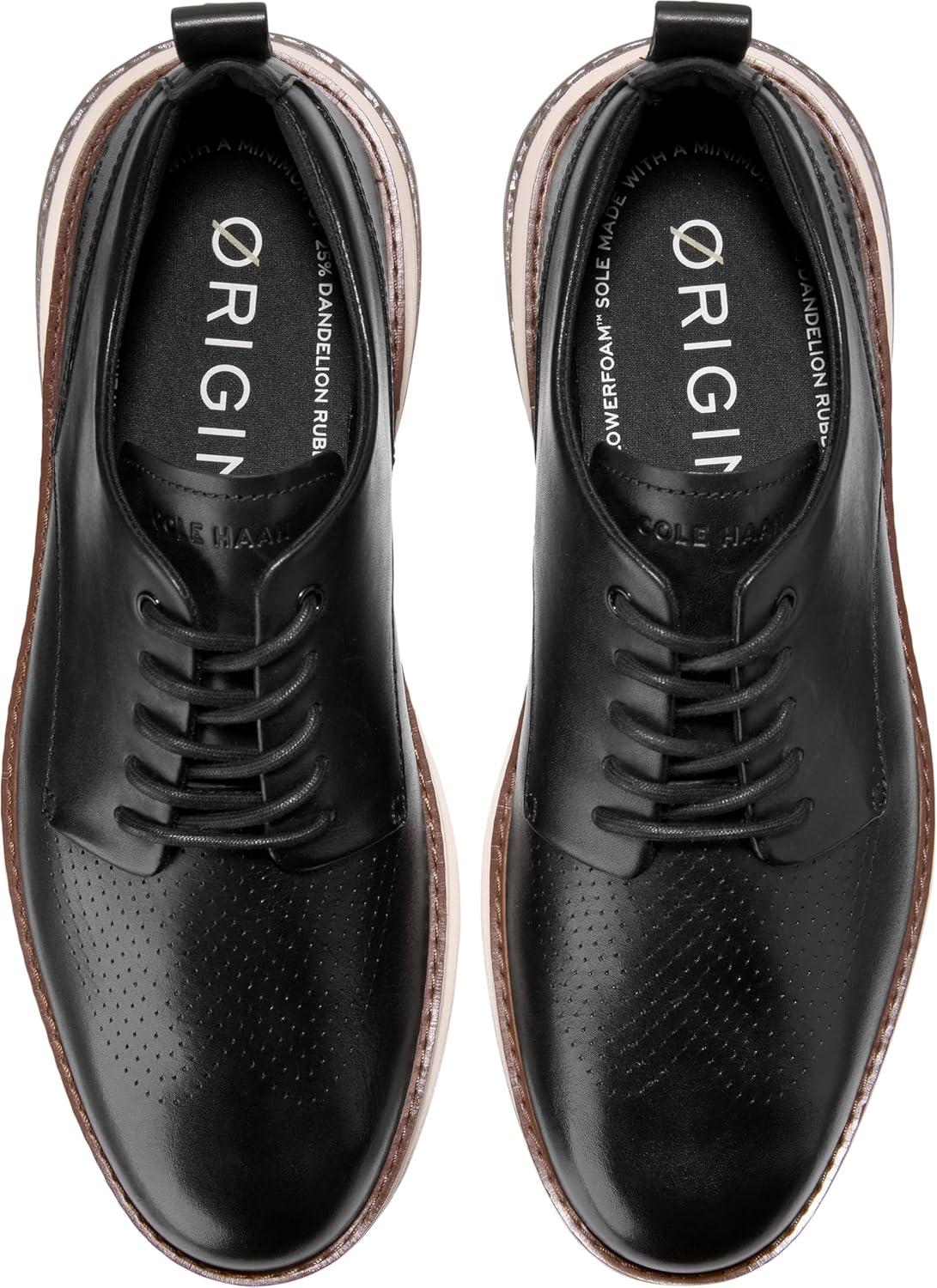 image:imageCole Haan Mens Originalgrand Energyweave Perforated Plain ToeBlackIvory