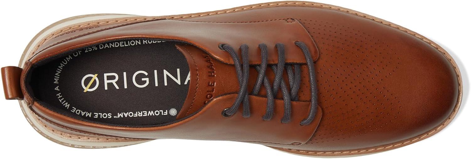 image:imageCole Haan Mens Originalgrand Energyweave Perforated Plain ToeBritish TanNatural TanIvory
