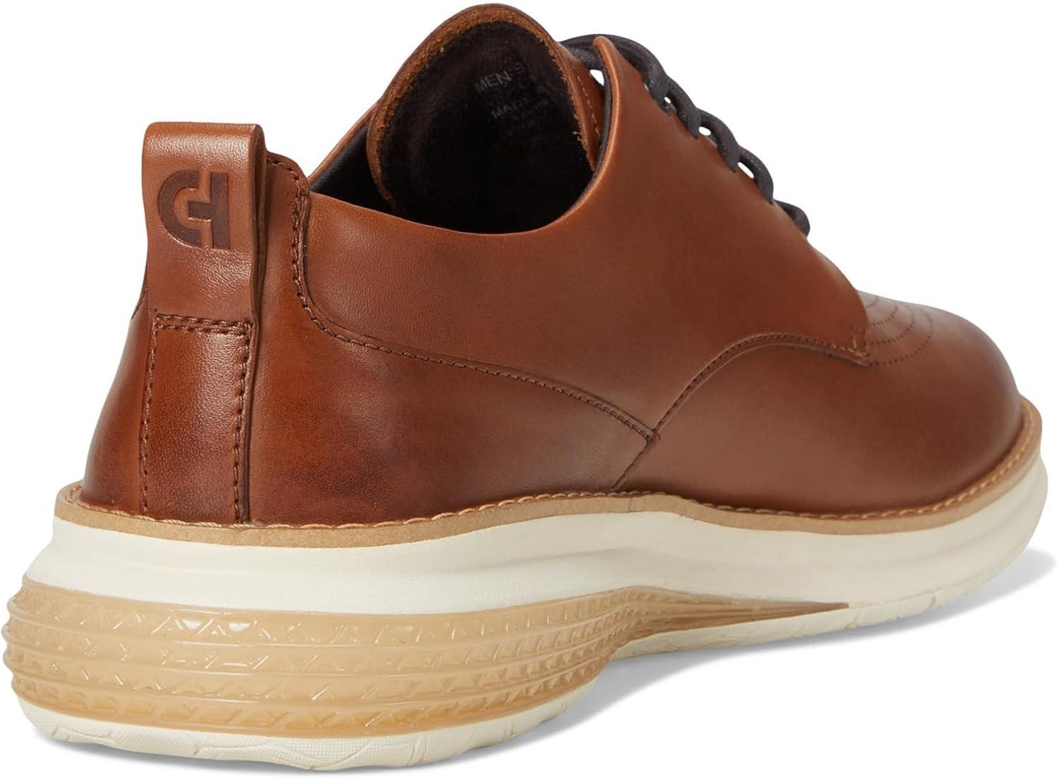 image:imageCole Haan Mens Originalgrand Energyweave Perforated Plain ToeBritish TanNatural TanIvory