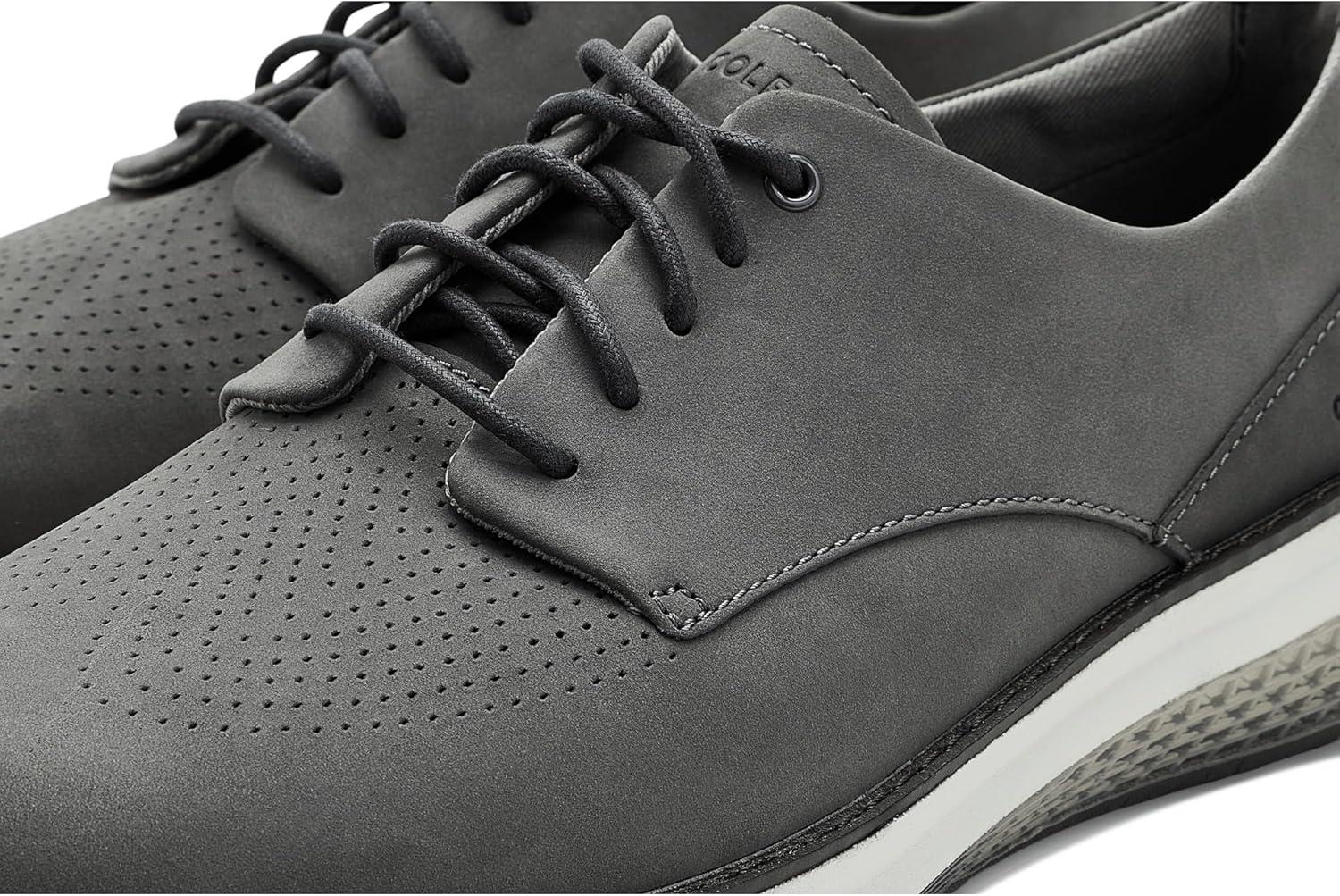 image:imageCole Haan Mens Originalgrand Energyweave Perforated Plain ToeCastlerock NubuckRaven