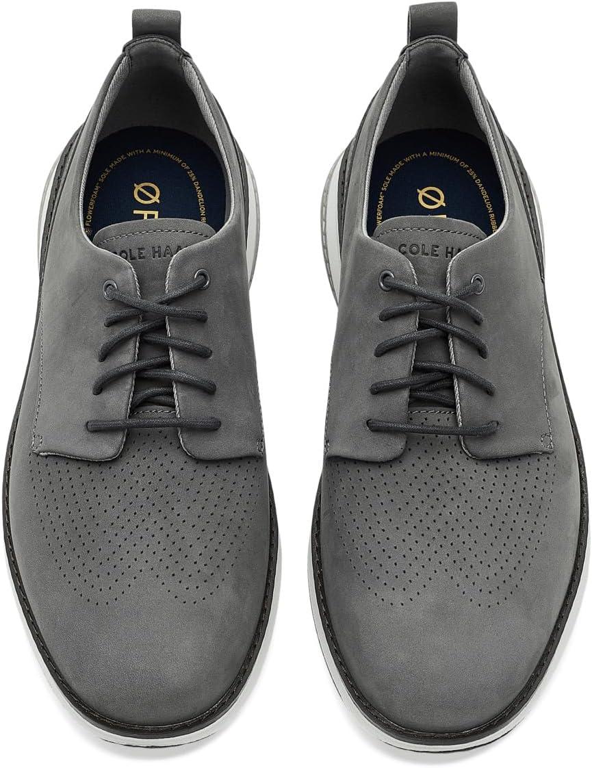 image:imageCole Haan Mens Originalgrand Energyweave Perforated Plain ToeCastlerock NubuckRaven