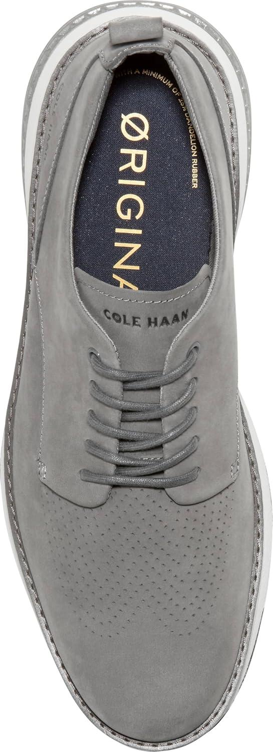 image:imageCole Haan Mens Originalgrand Energyweave Perforated Plain ToeCastlerock NubuckRavenOyster Mushroom