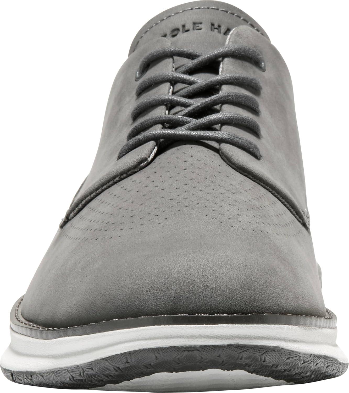 image:imageCole Haan Mens Originalgrand Energyweave Perforated Plain ToeCastlerock NubuckRavenOyster Mushroom