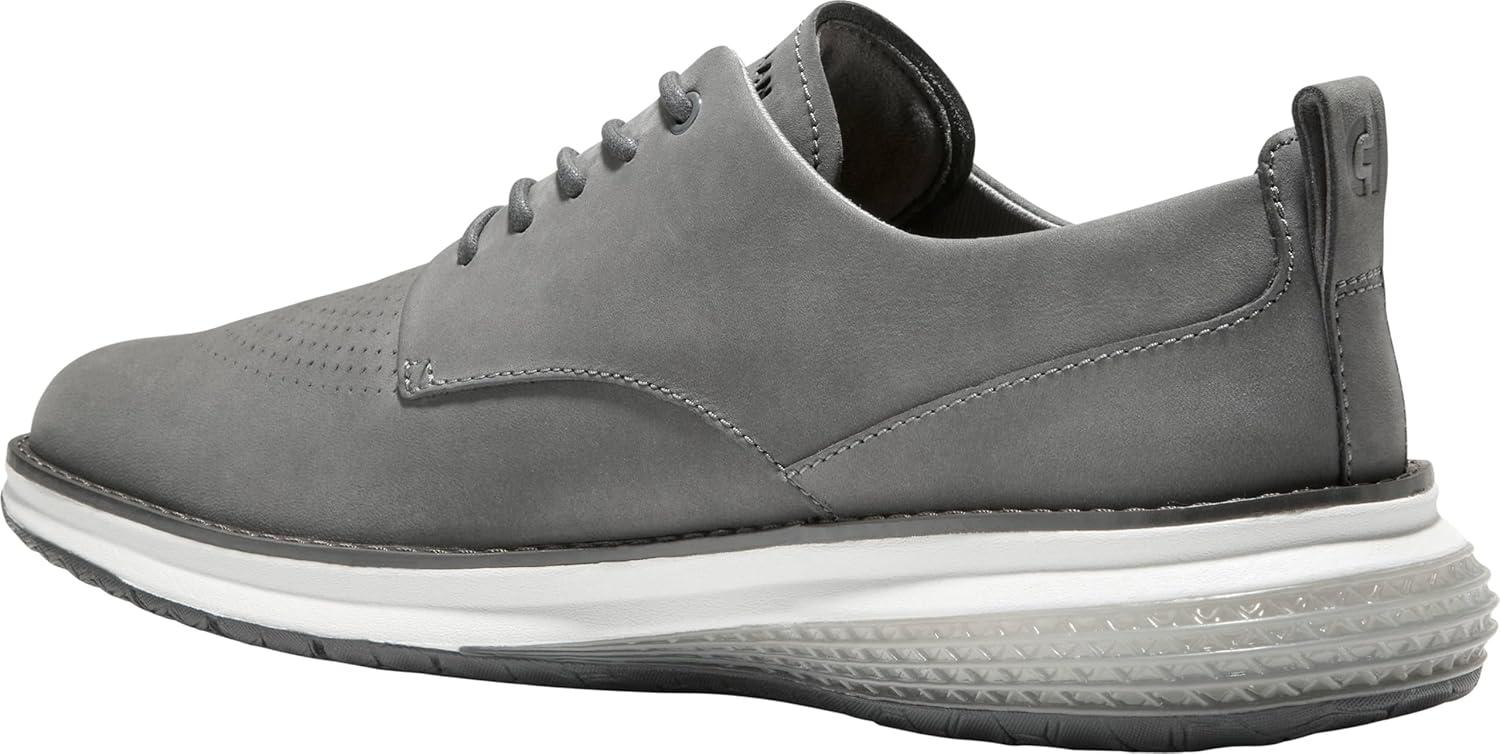 image:imageCole Haan Mens Originalgrand Energyweave Perforated Plain ToeCastlerock NubuckRavenOyster Mushroom