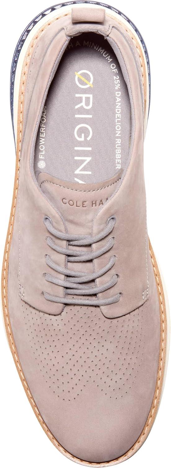 image:imageCole Haan Mens Originalgrand Energyweave Perforated Plain ToeIronstone NubuckMidnight MoonSilver Birch
