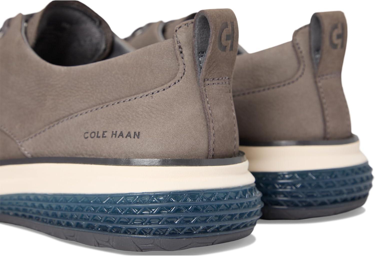 image:imageCole Haan Mens Originalgrand Energyweave Perforated Plain ToeStorm Cloud NubuckIndian TealIvory